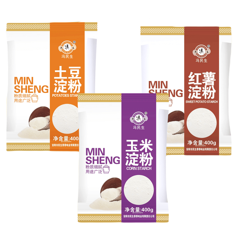 土豆淀粉、玉米淀粉、紅薯淀粉-200g